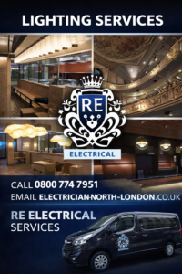 LED lighting Camden Town, bathroom lighting, property upgrade, commercial lighting, home improvement, retail lighting, electrician Camden